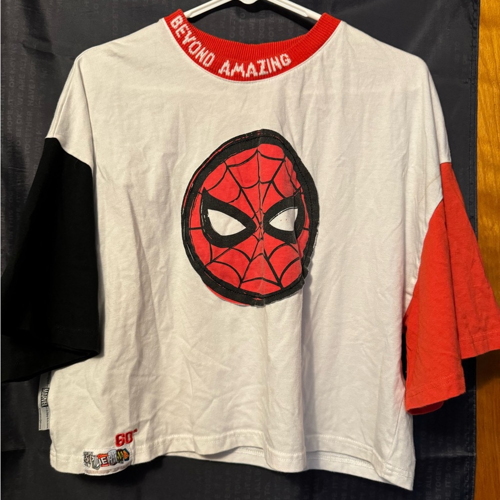 Spider-Man 60th Anniversary crop top